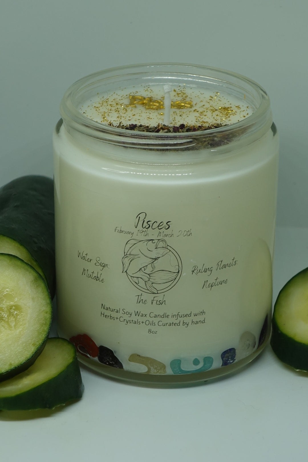 Pisces Candle