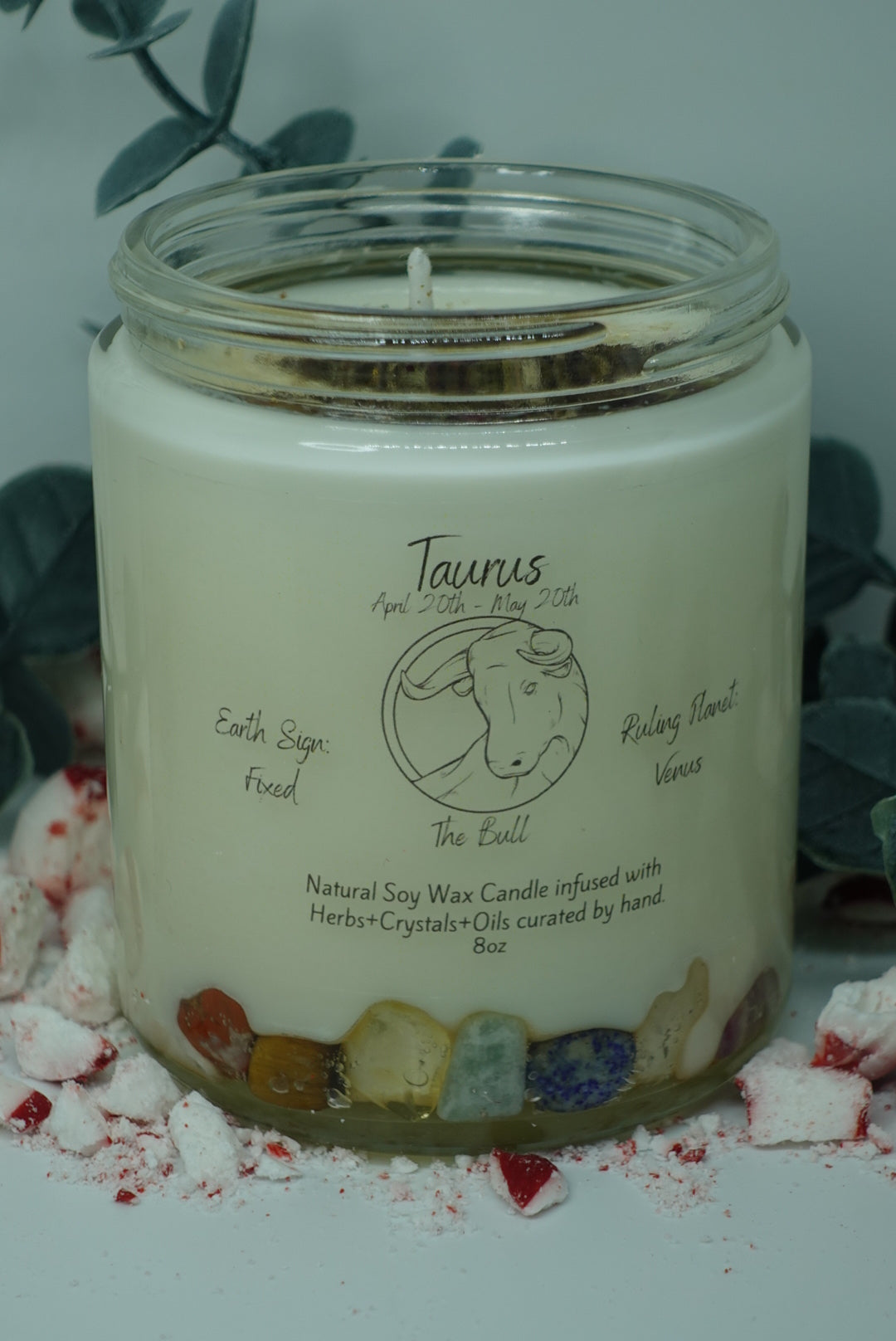 Taurus Candle