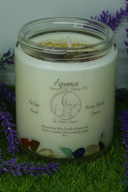 Aquarius Candle